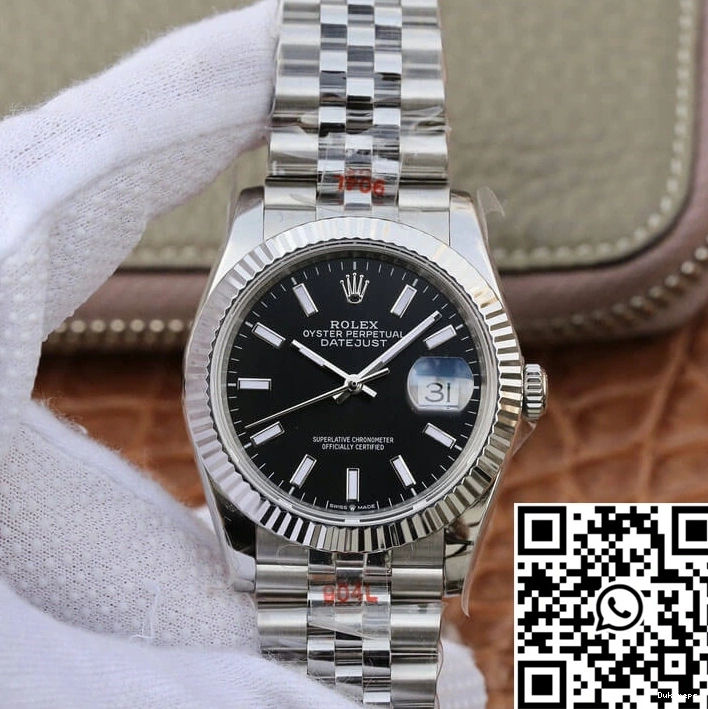 689 Datejust M126234-0015 Factory Rolex Sophisticated Dial GM Black 0704